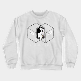 Schrödinger's Venn Diagram Crewneck Sweatshirt